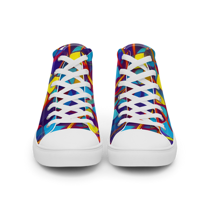 Women's High Top Canvas Shoes - Flickering Dreams