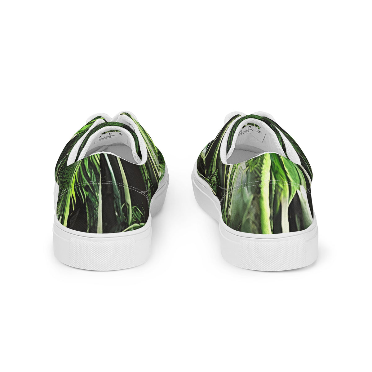 Women's Lace-Up Canvas Shoes - Emerald Canopy