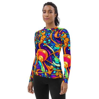 Women's Rash Guard - Iridescent Nebula