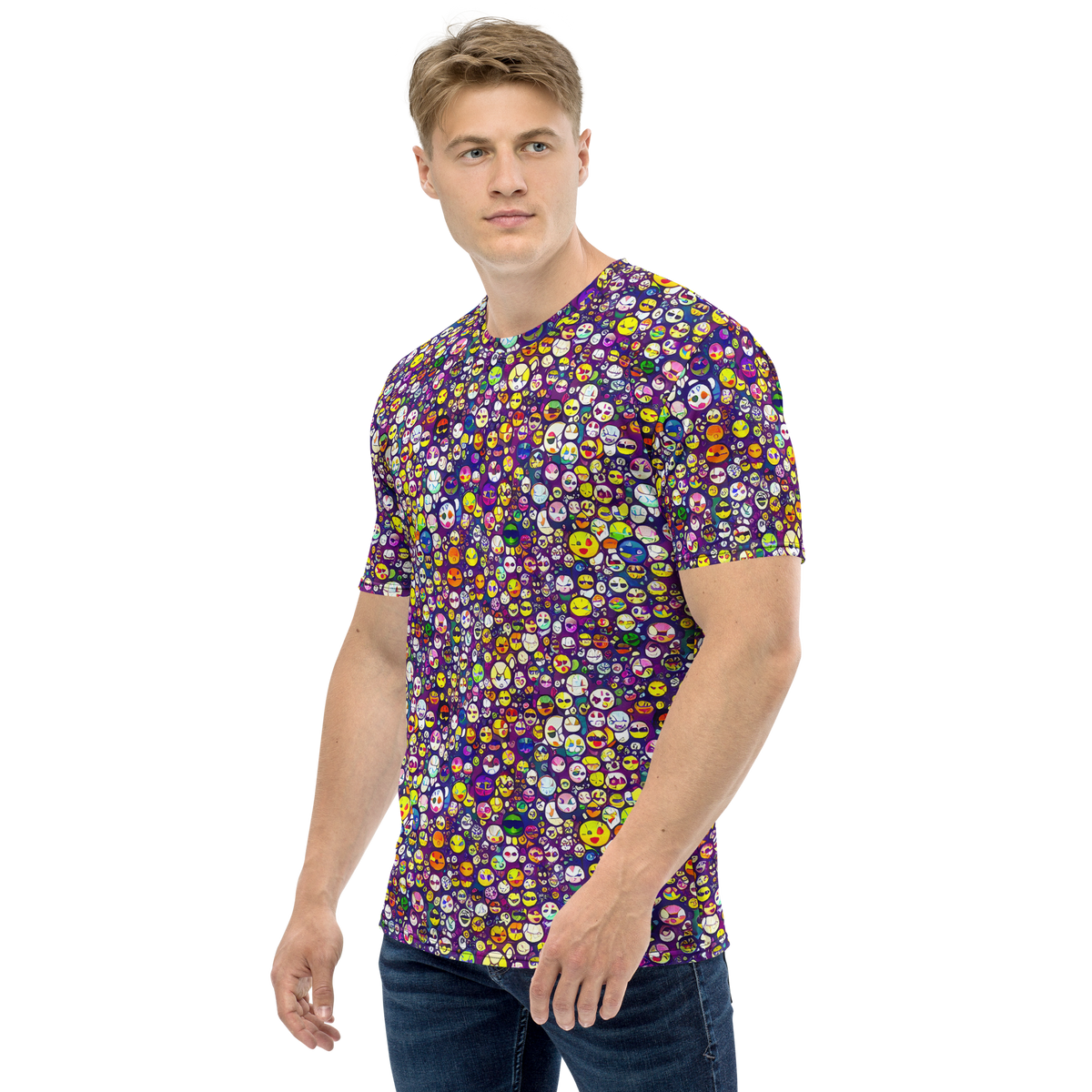Men's Crew Neck T-Shirt - Mosaic Moods