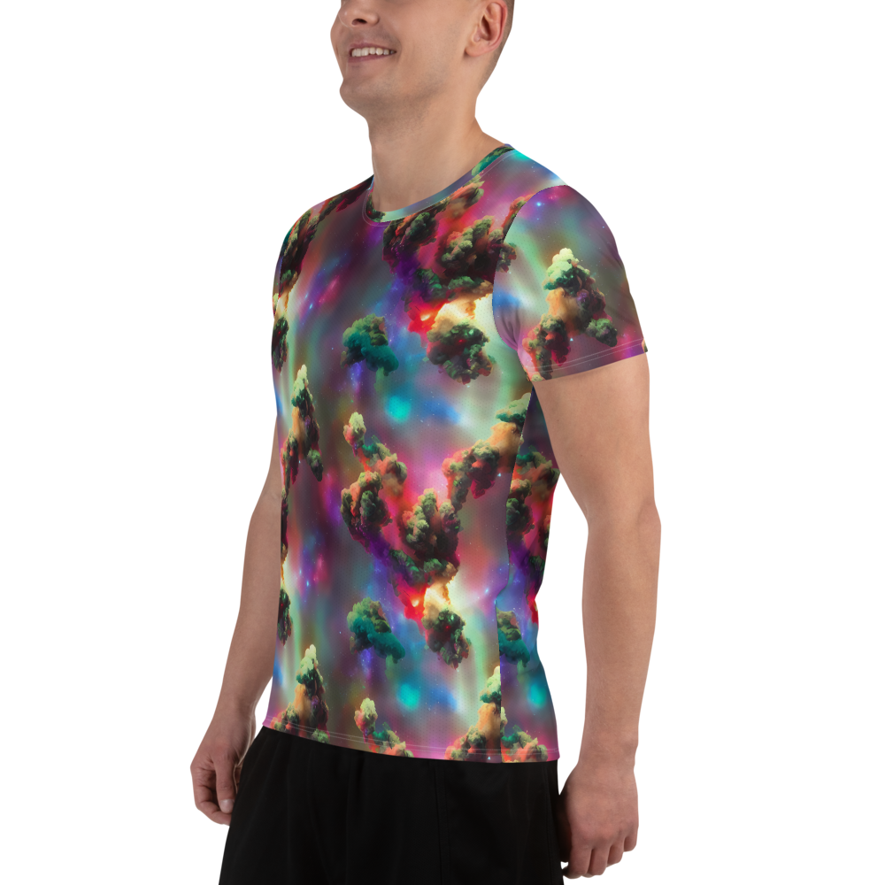 Men's Athletic T-Shirt - Nebula Dreams