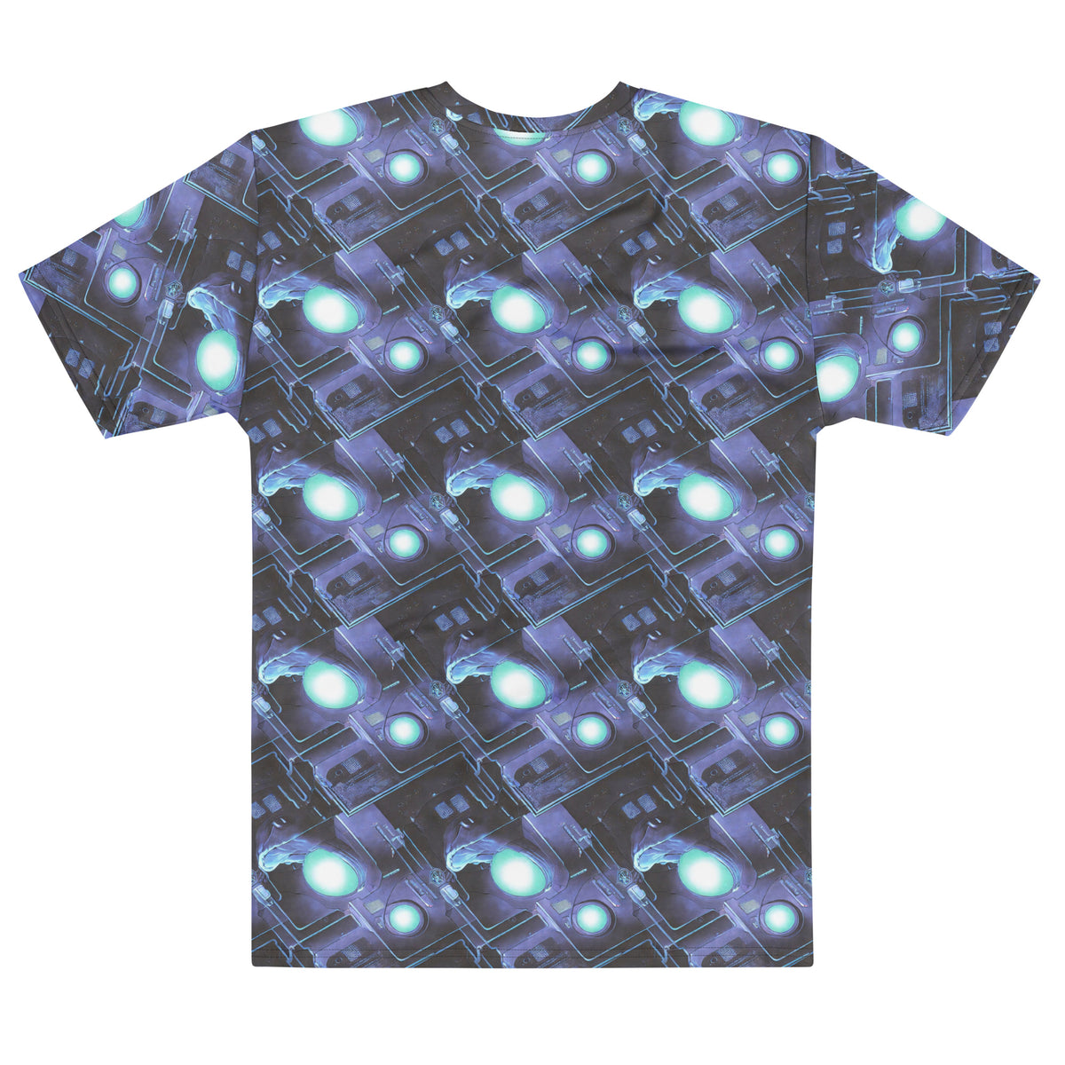 Men's Crew Neck T-Shirt - Galactic Circuit