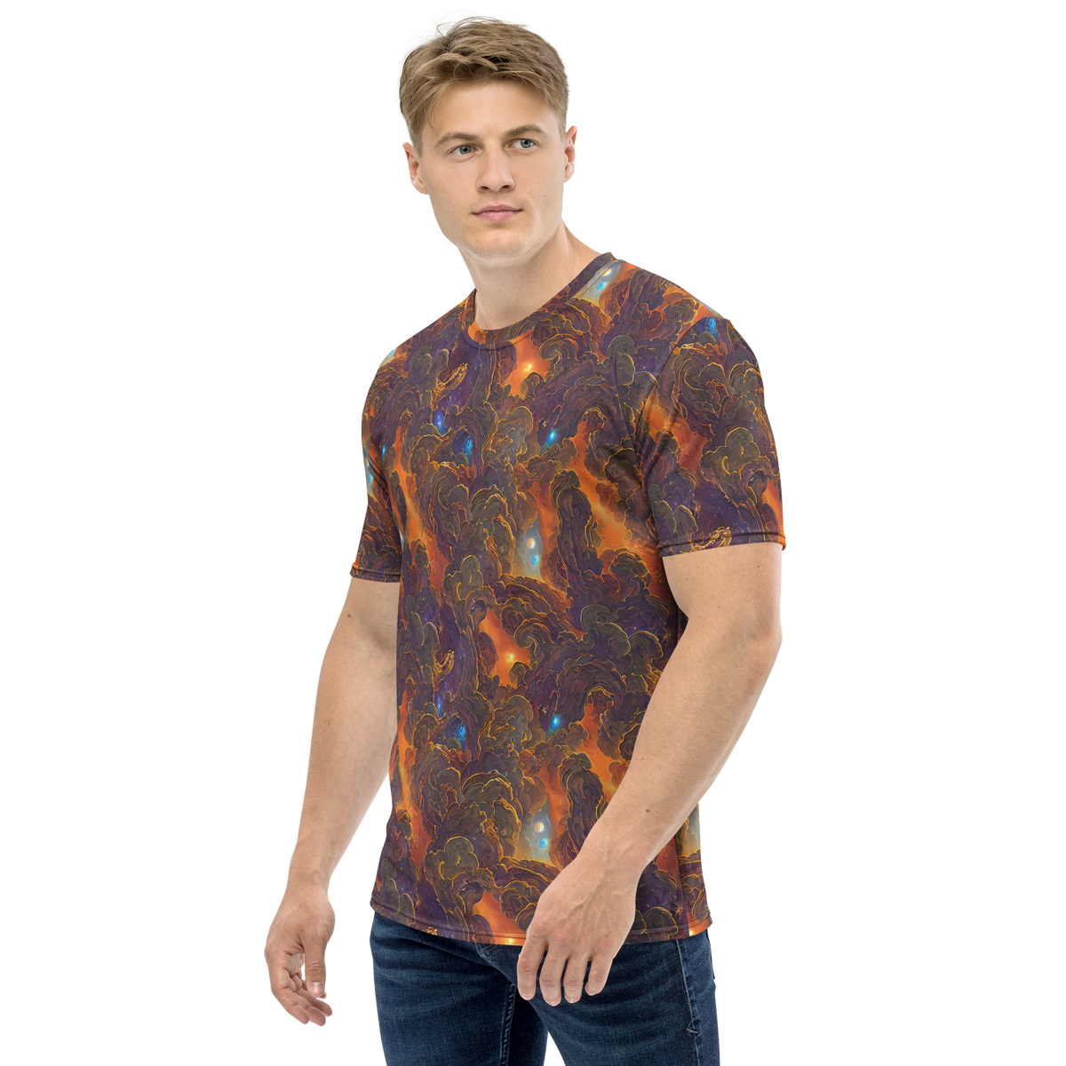 Men's Crew Neck T-Shirt - Pozzo Vortex