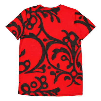 Men's Athletic T-Shirt - Scarlet Enigma