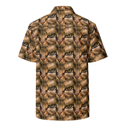 Button Shirt - Feline Whisper