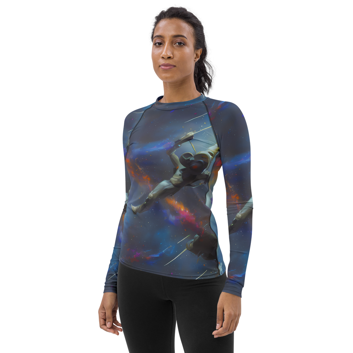 Women's Rash Guard - Gravity's Palette