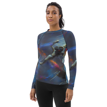 Women's Rash Guard - Gravity's Palette