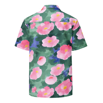 Button Shirt - Pink Blossom Serenade