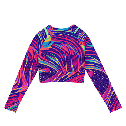 Long Sleeve Crop Top - Nebula Noodles