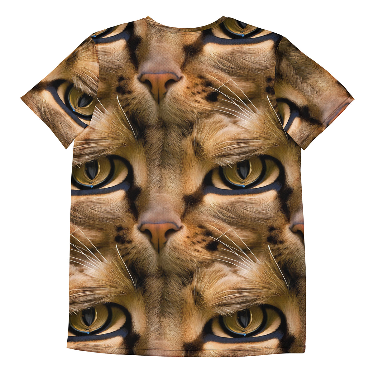 Men's Athletic T-Shirt - Feline Whisper