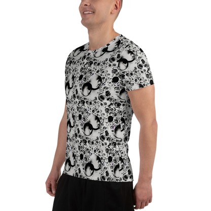 Men's Athletic T-Shirt - Crater Swirl