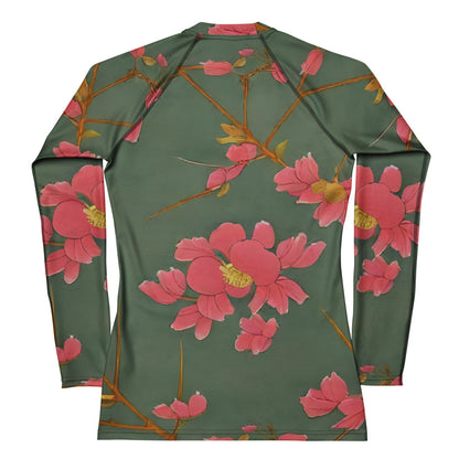 Women's Rash Guard - Petal Symphony