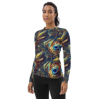 Women's Rash Guard - Celestial Vortex