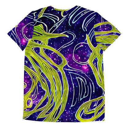 Men's Athletic T-Shirt - Celestial Scribbles