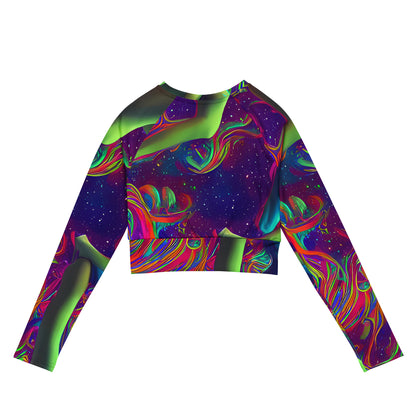 Long Sleeve Crop Top - Carnevale Cosmos