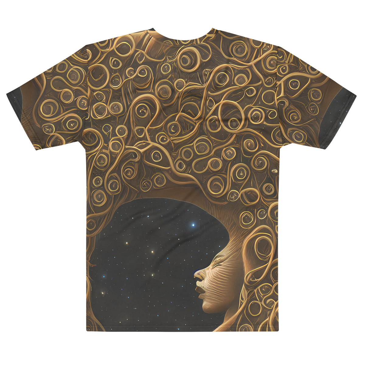 Men's Crew Neck T-Shirt - Ethereal Coils