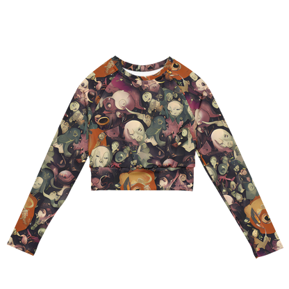 Long Sleeve Crop Top - Visions of the Unseen