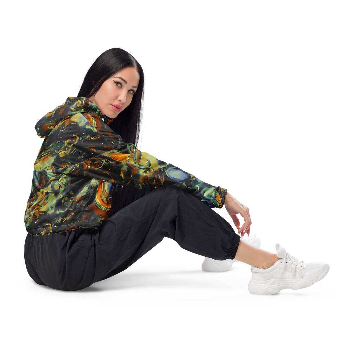 Women's Cropped Windbreaker - Menzel's Maelstrom