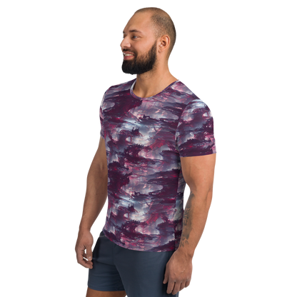 Men's Athletic T-Shirt - Twilight Fortresses
