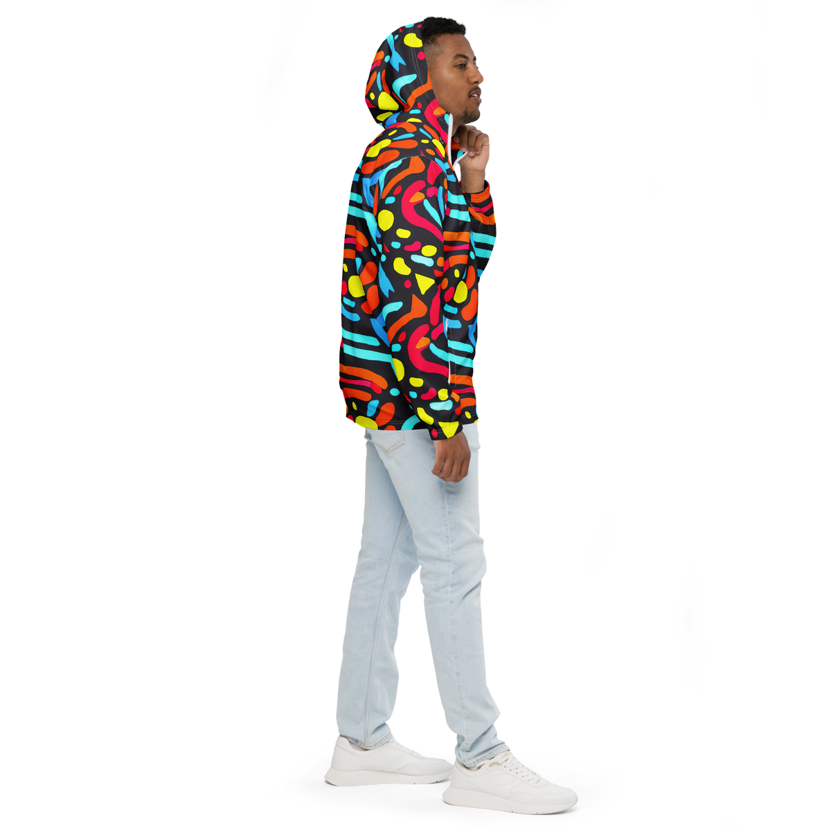 Men's Windbreaker - Midnight Stream