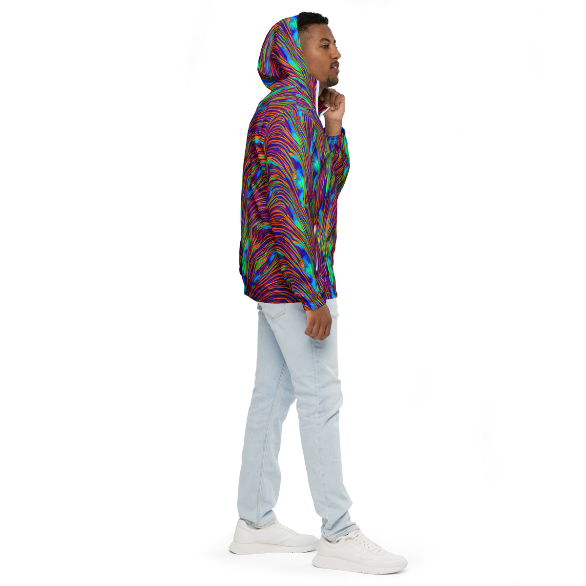 Men's Windbreaker - Lux Waves