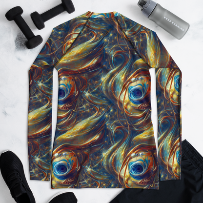 Women's Rash Guard - Celestial Vortex