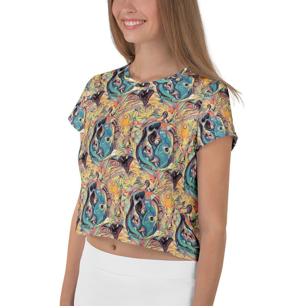 Women's Crop Tee - Harmonic Dream