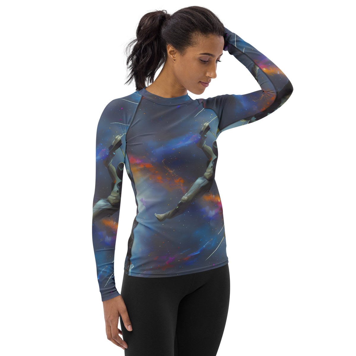Women's Rash Guard - Gravity's Palette
