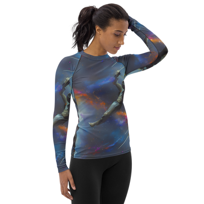 Women's Rash Guard - Gravity's Palette