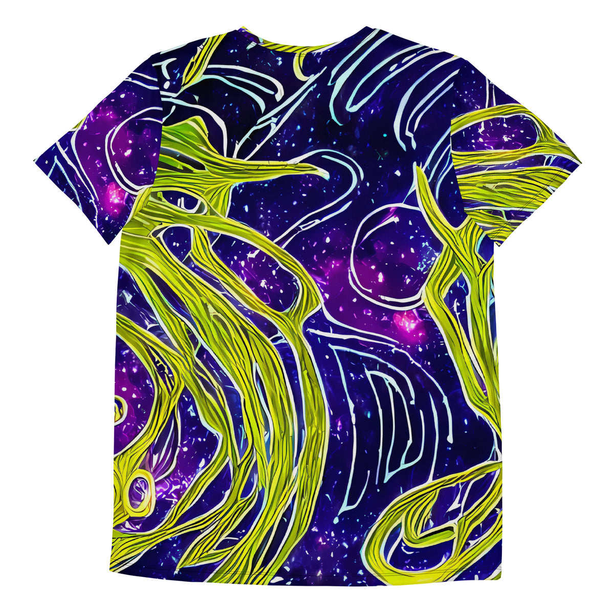 Men's Athletic T-Shirt - Celestial Scribbles