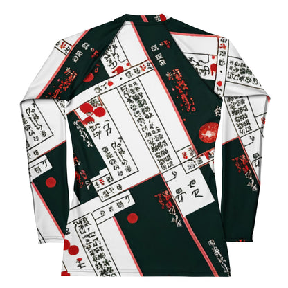 Women's Rash Guard - Crimson Chronicles