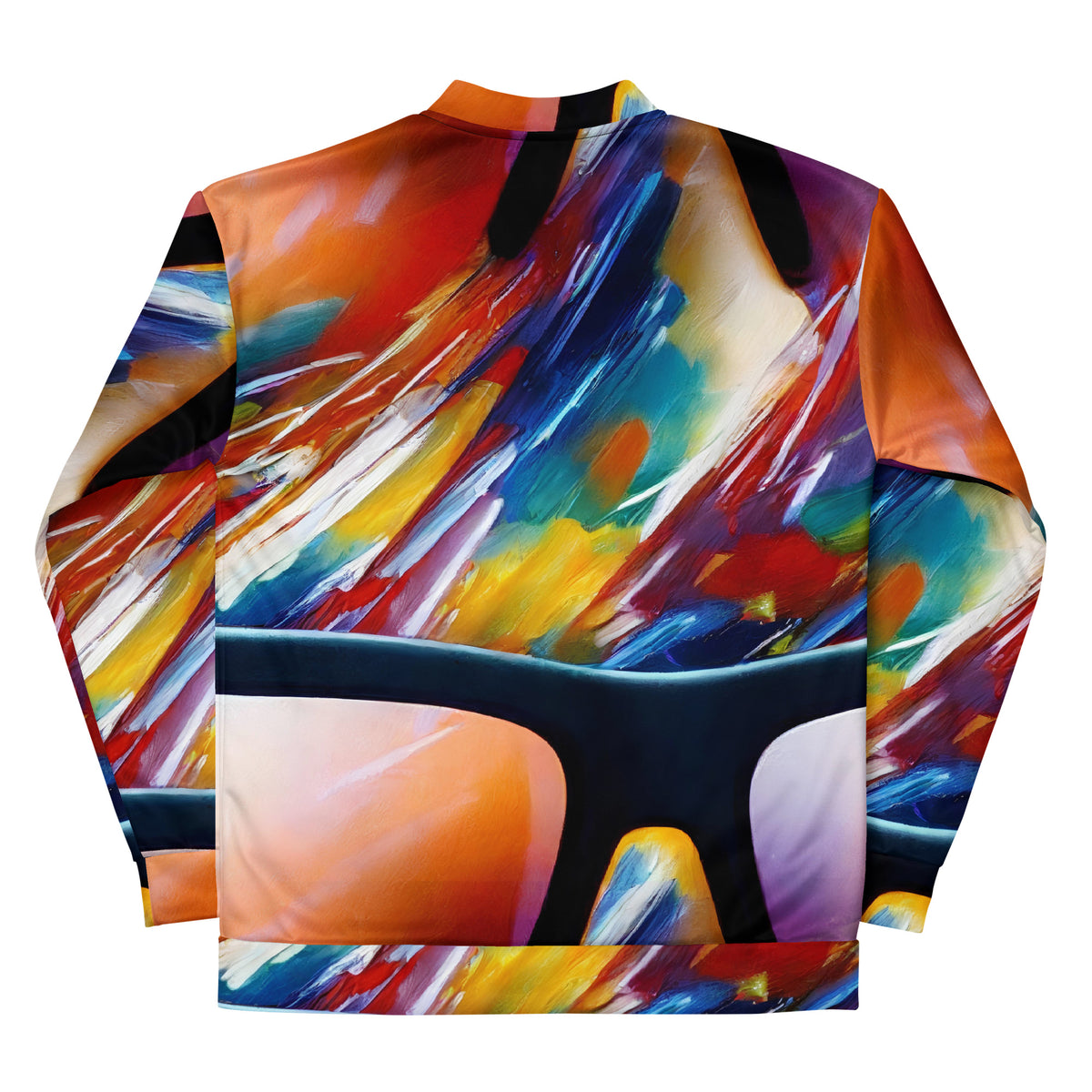 Bomber Jacket - Brushstroke Symphony