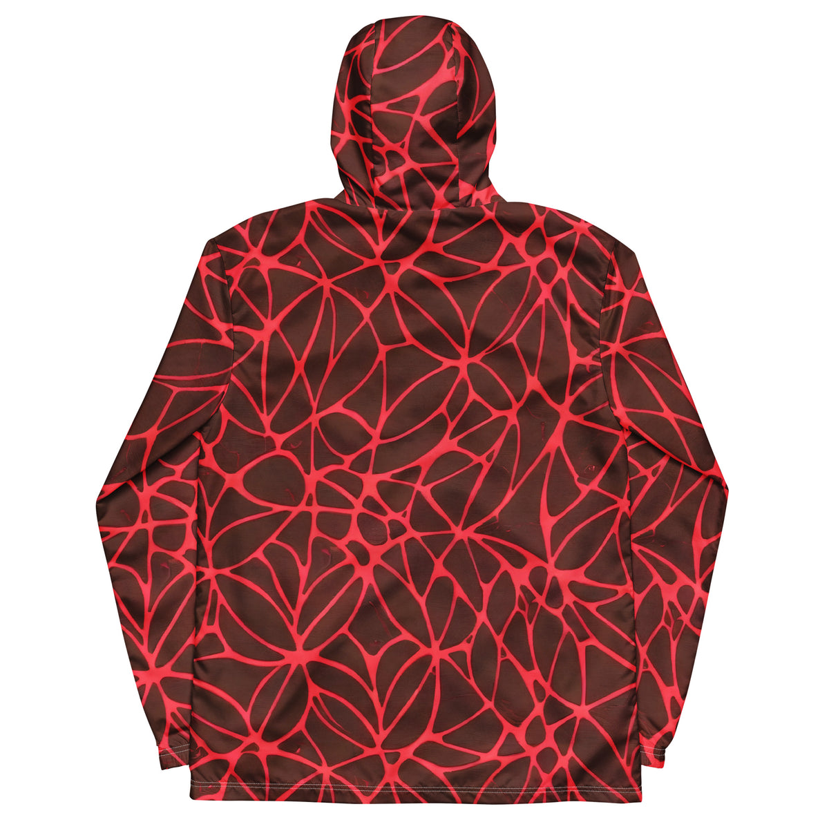 Men's Windbreaker - Scarlet Vines