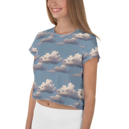 Women's Crop Tee - Celestial Cotton
