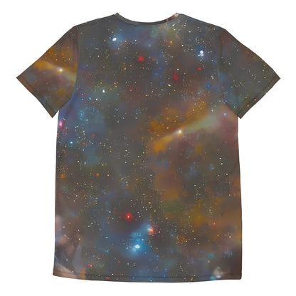 Men's Athletic T-Shirt - Gilded Galaxies