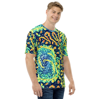 Men's Crew Neck T-Shirt - Vortex Glow