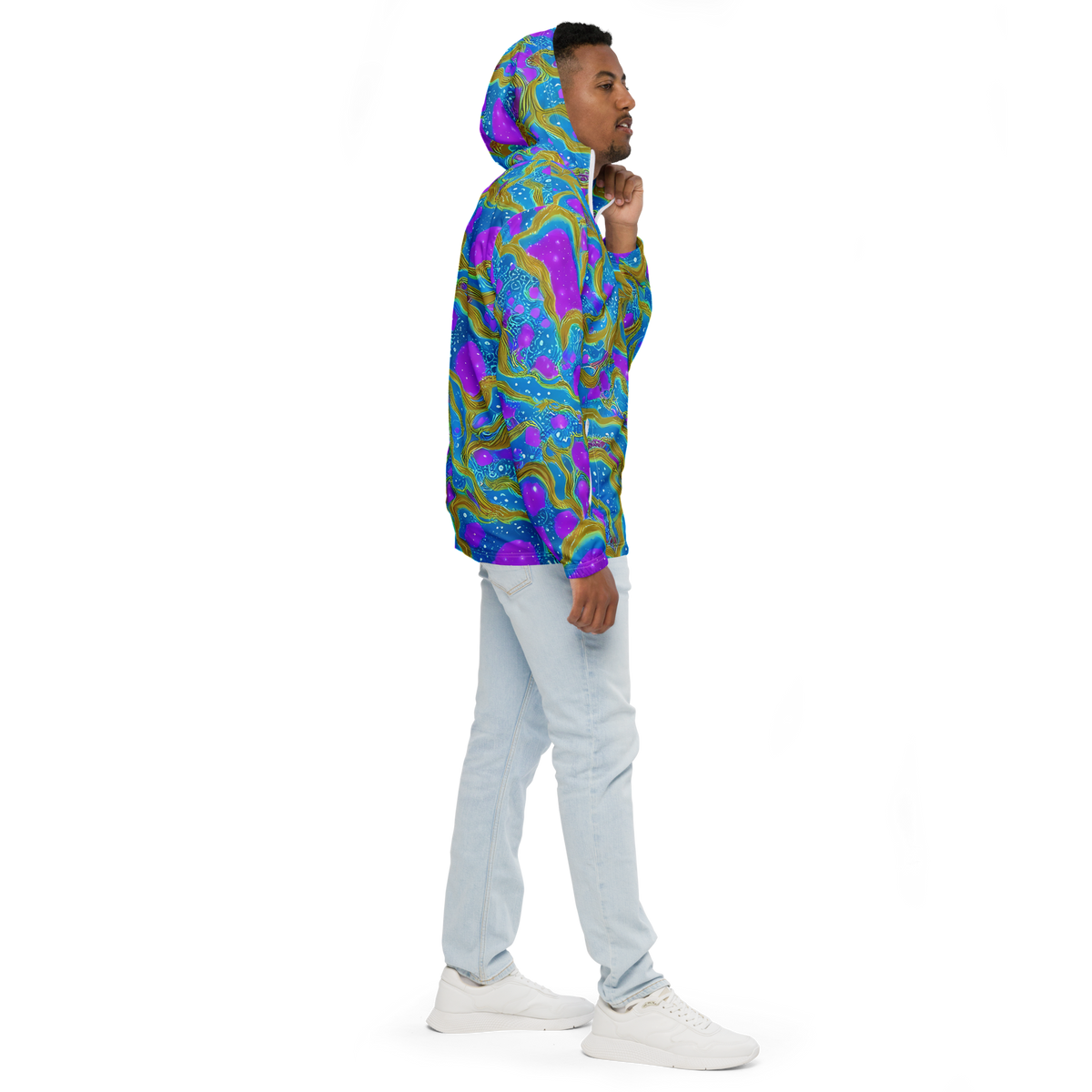Men's Windbreaker - Mystic Waves