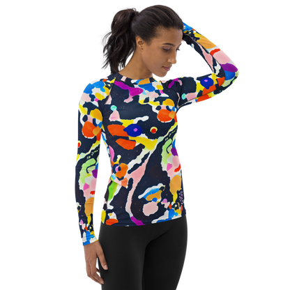 Women's Rash Guard - Kaleido Burst