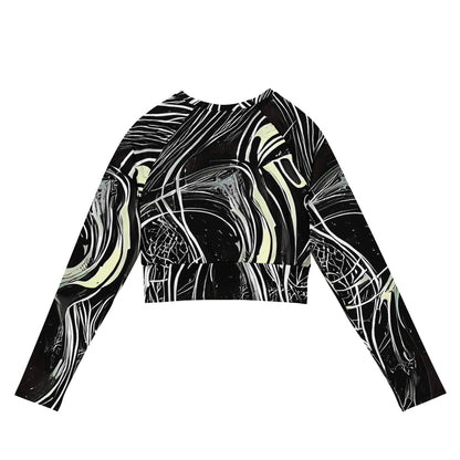 Long Sleeve Crop Top - Helmut's Whisper