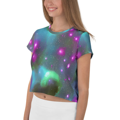 Women's Crop Tee - Interstellar Haze