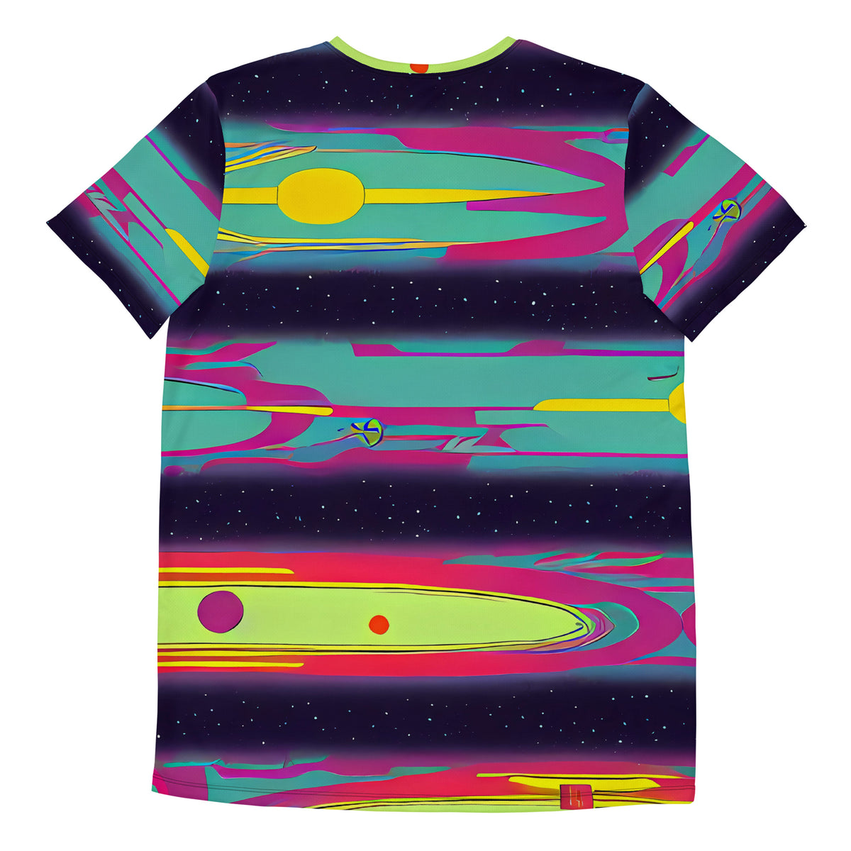 Men's Athletic T-Shirt - Astro Pop