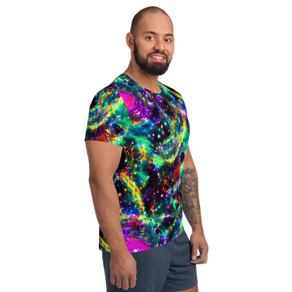 Men's Athletic T-Shirt - Blythe Nebula