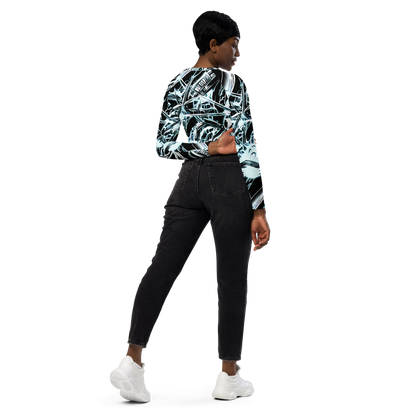 Long Sleeve Crop Top - Frosted Infusion