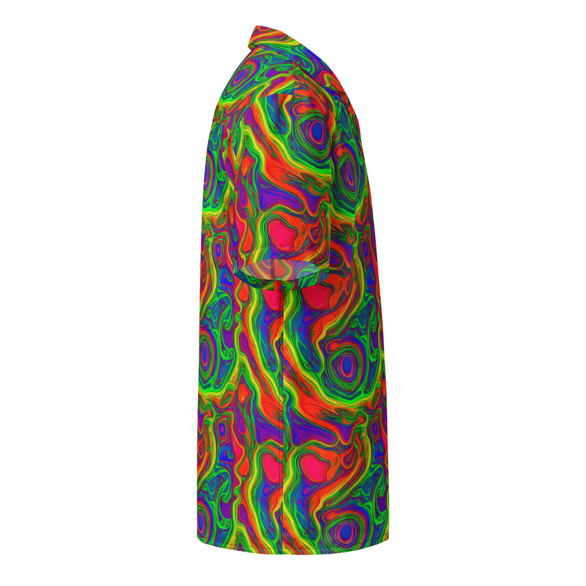 Button Shirt - Psychedelic Waves