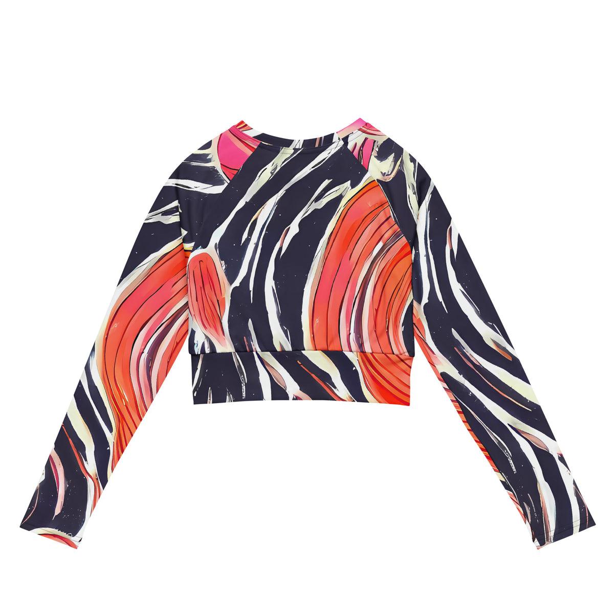 Long Sleeve Crop Top - Radiant Drift