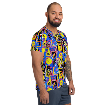 Men's Athletic T-Shirt - Radiant Mayhem
