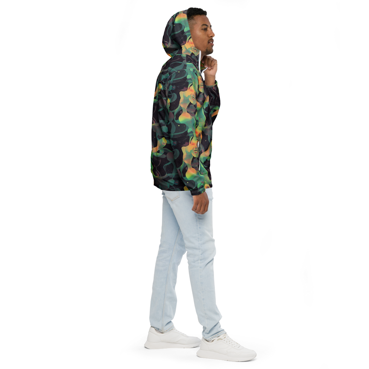 Men's Windbreaker - Astral Rhythms