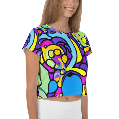 Women's Crop Tee - Radiant Lagoon