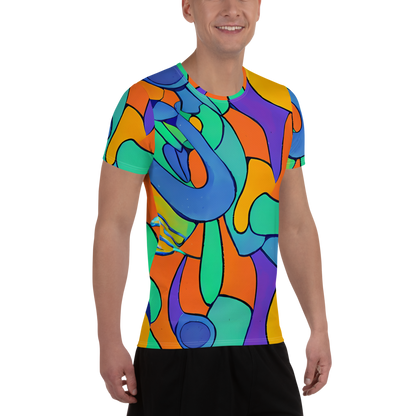 Men's Athletic T-Shirt - Archipenko Dream