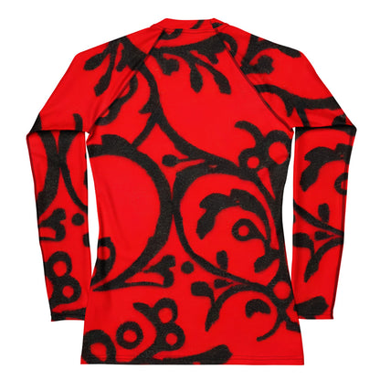 Women's Rash Guard - Scarlet Enigma